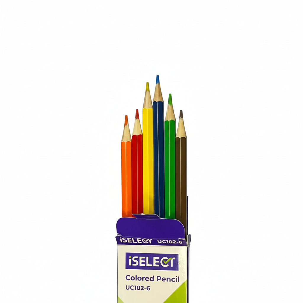 iSelect by Deli 6 Colored Pencils