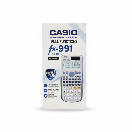 Casio fx-991ES Plus Scientific Calculator - Original Retail Box Packaging
