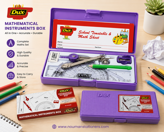 Dux Mathematical Instruments Box – Geometry Set Medium