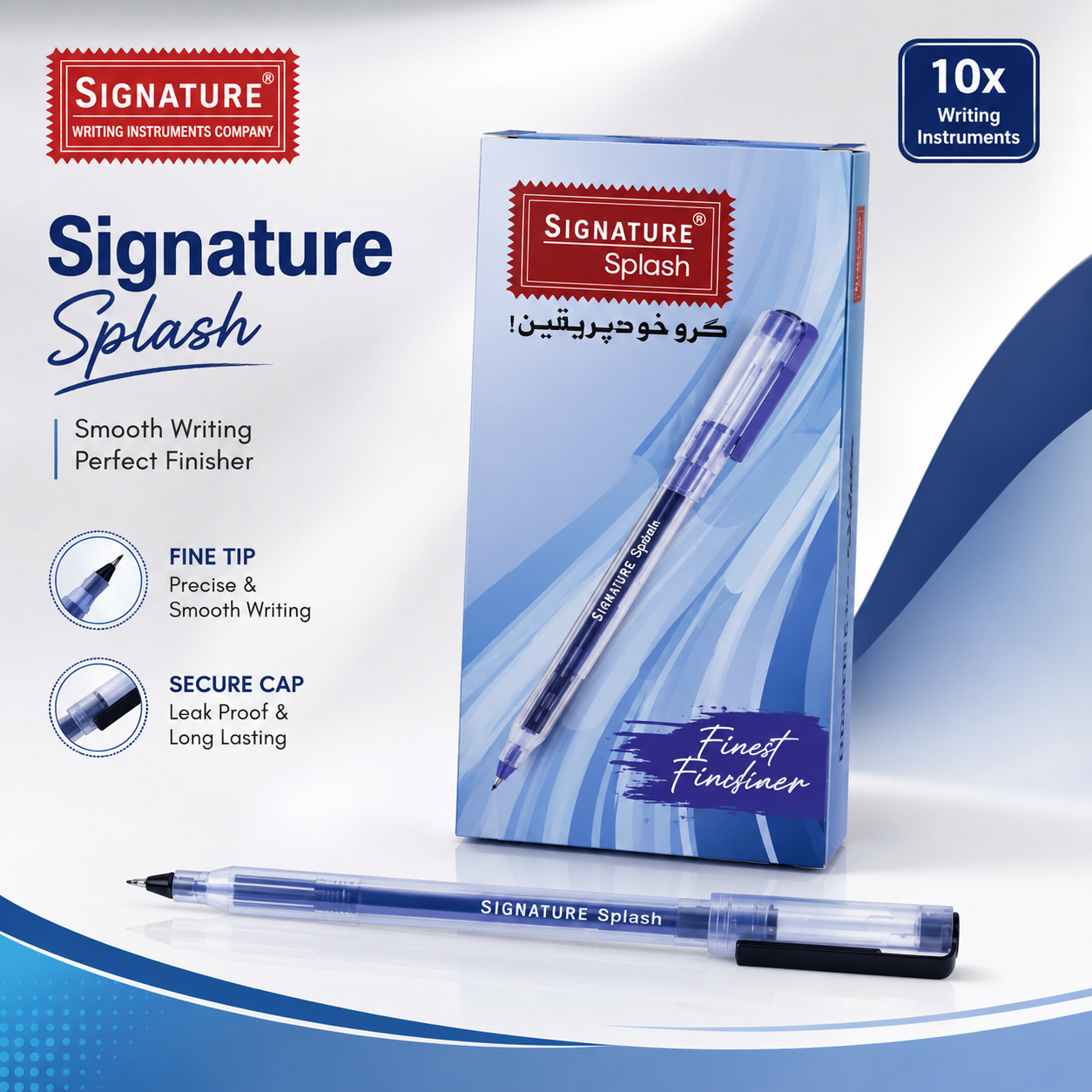 Signature Splash Finest Fineliner Pen