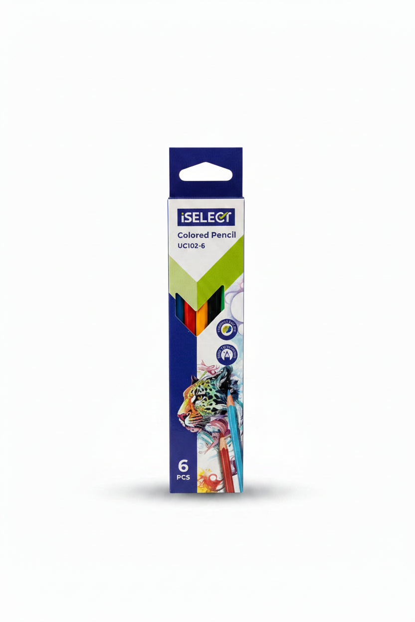 iSelect by Deli 6 Colored Pencils
