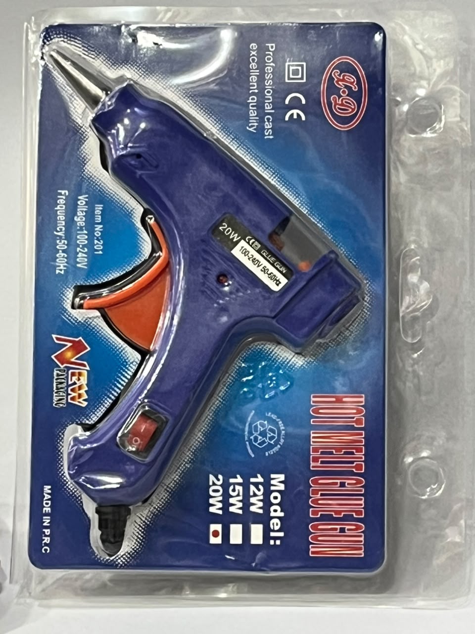Electric Glue Gun Medium 20W in packaging