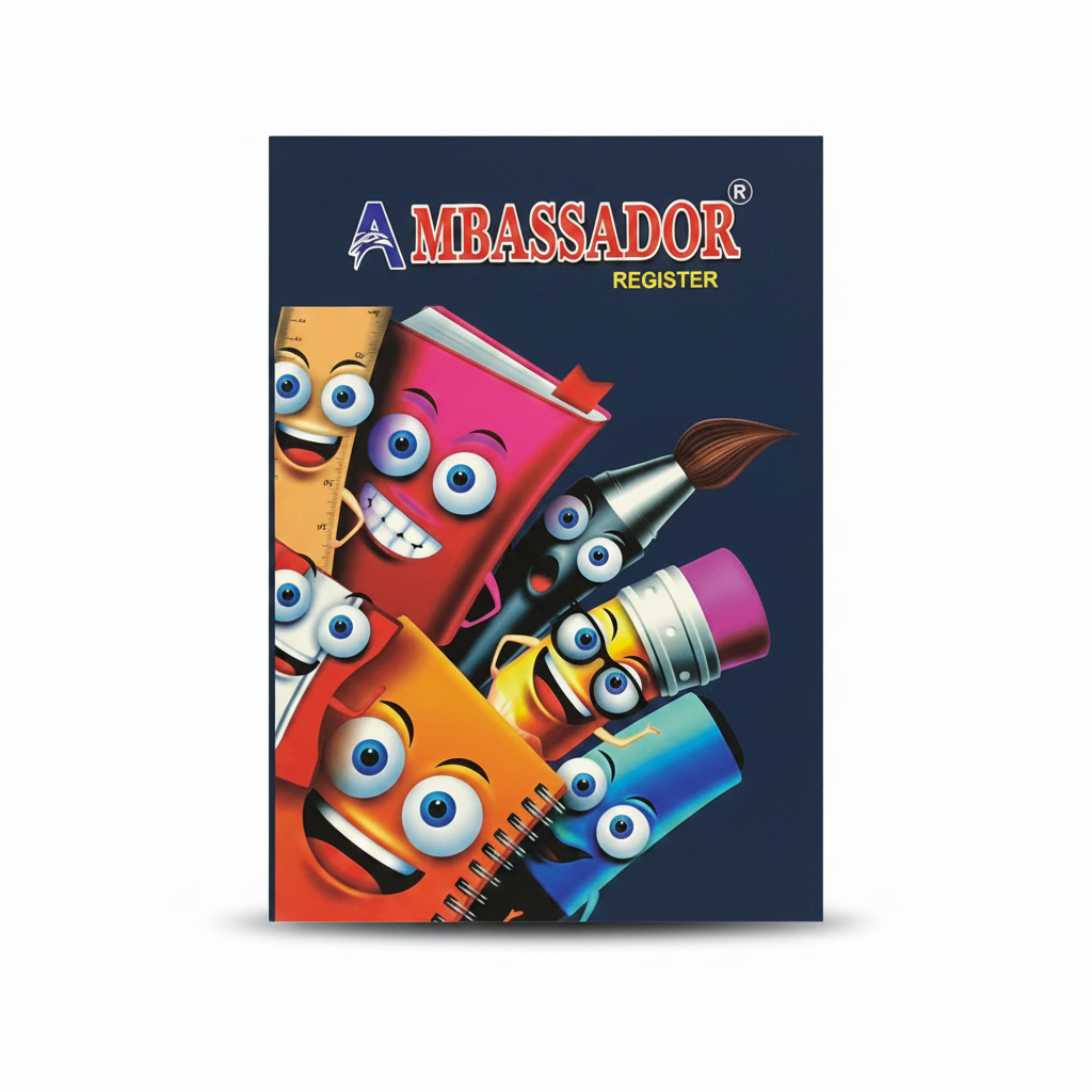 Ambassador Register - Colorful Cover Front View