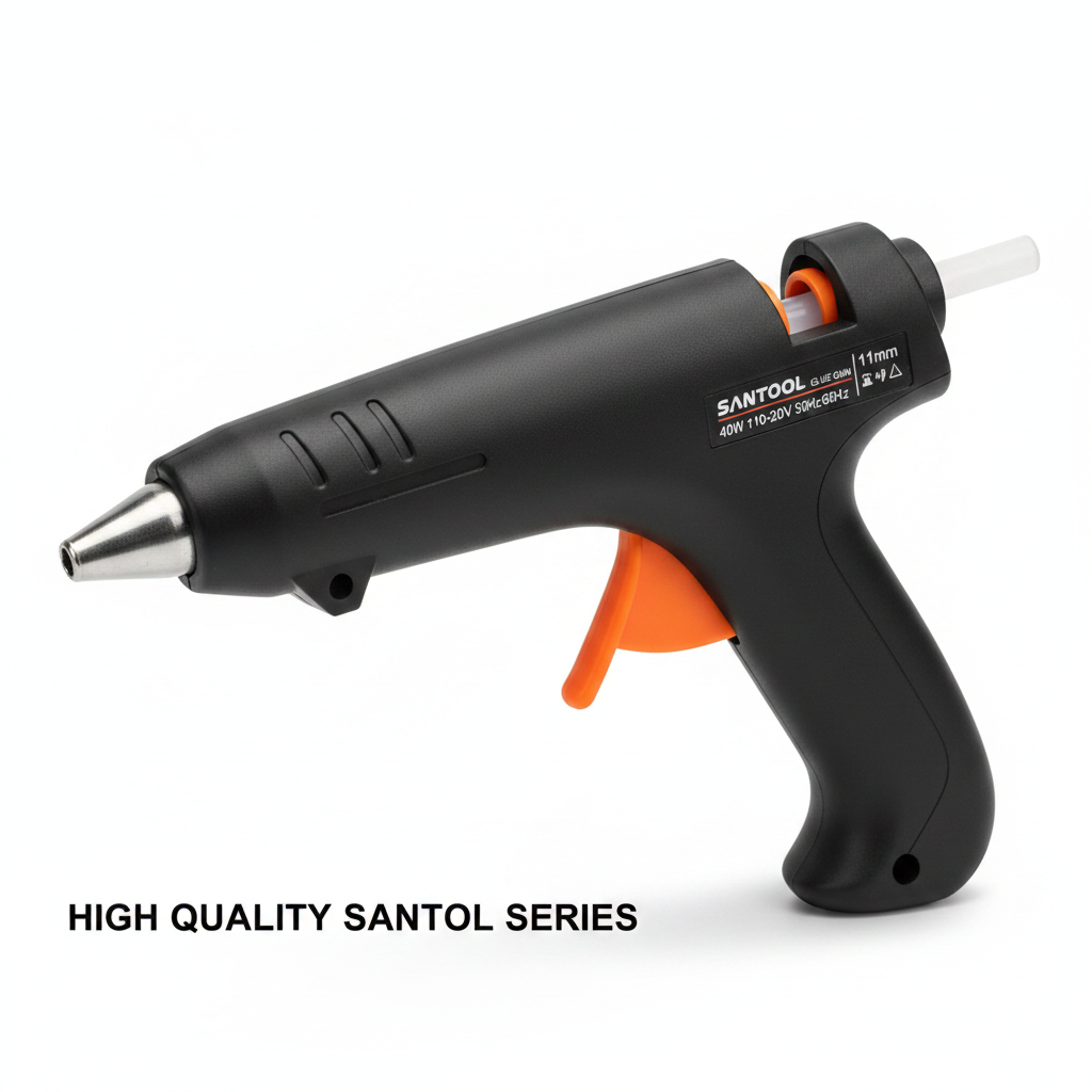Electric Glue Gun Large 40W on white background