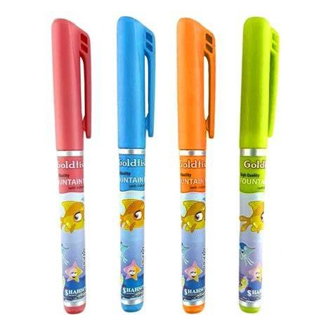 Goldfish High Quality Fountain Pen Pack of 24 assorted colors