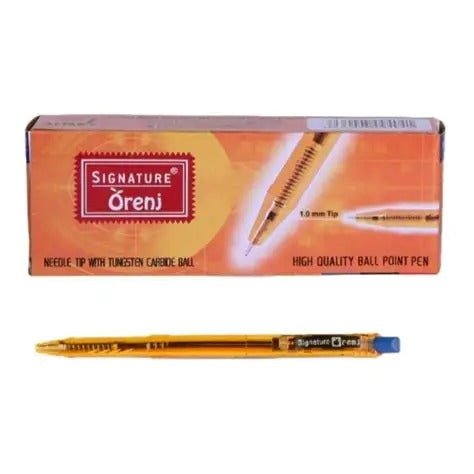 Signature Orenj High Quality Ball Point Pen 1.0mm needle tip tungsten carbide