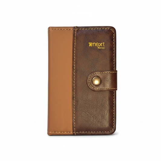 Next Notes Pocket Diary - Two-tone Leather Cover Front