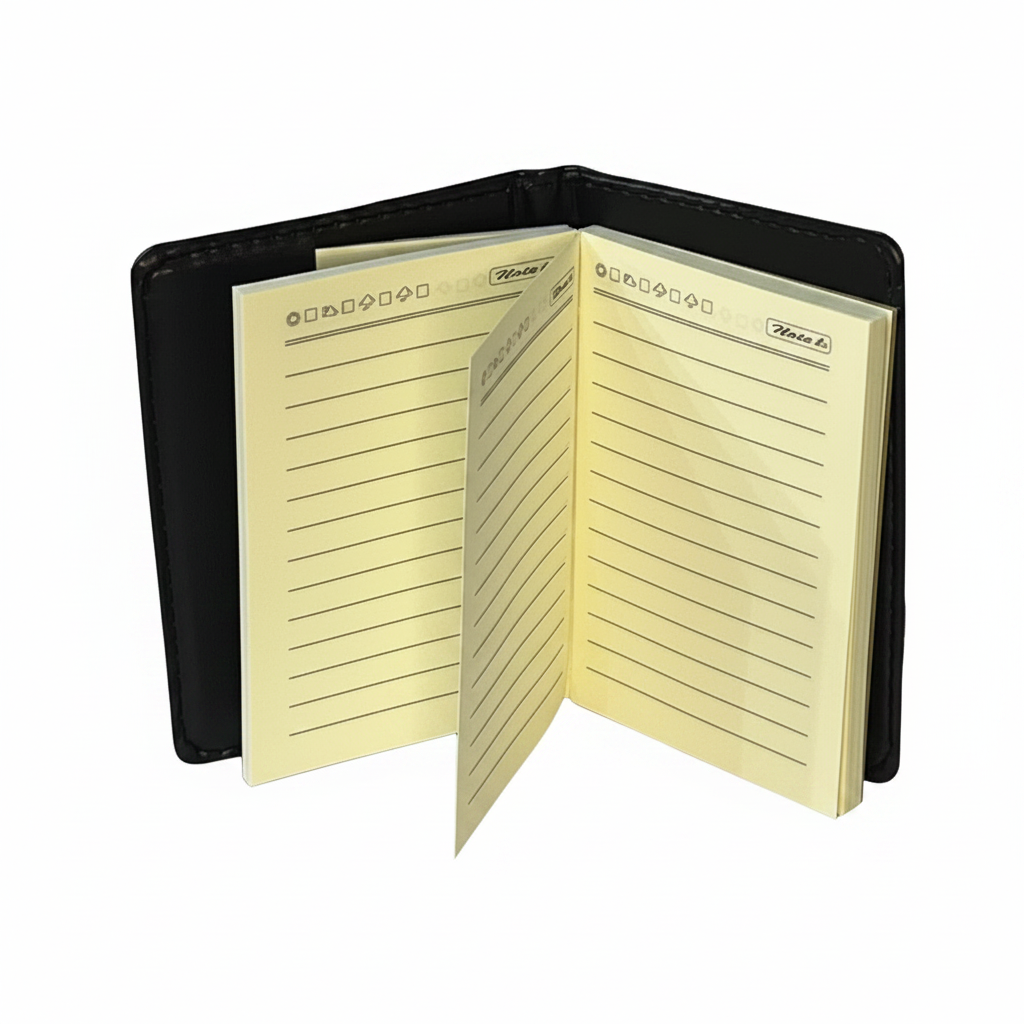 Xingyue Pocket Diary Notebook - Open Showing Cream Lined Pages