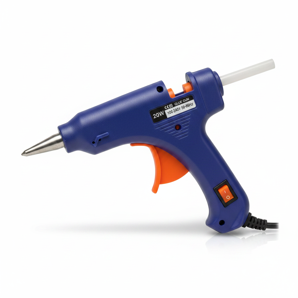 Electric Glue Gun Medium on white background