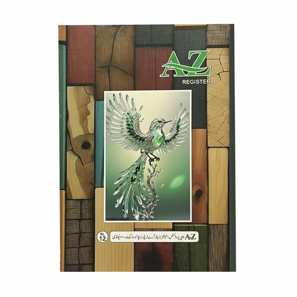 AZ Register - Wooden Mosaic Cover with Phoenix Bird