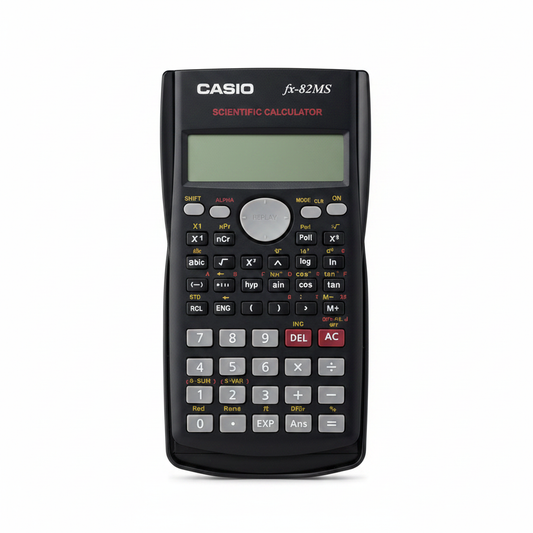 Casio fx-82MS Scientific Calculator - All Black Body with Full Keypad