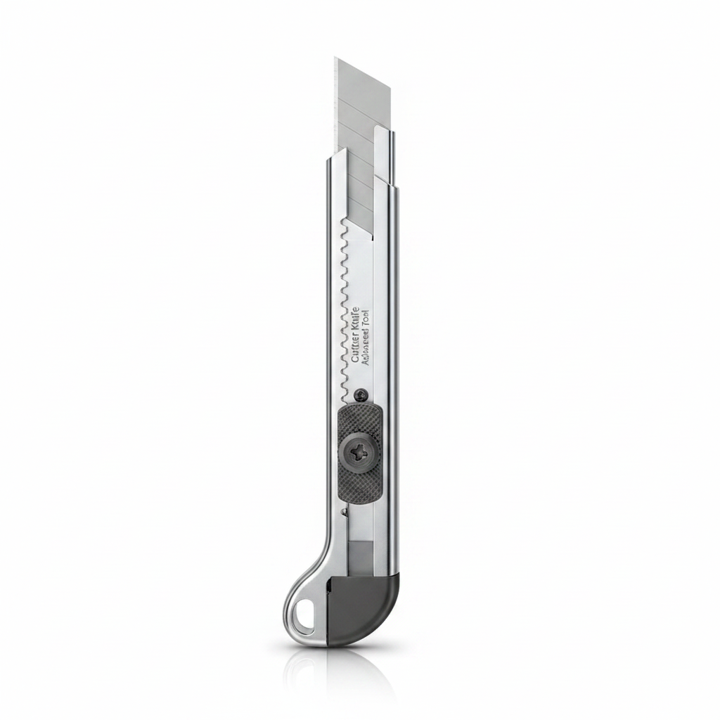 Haixin Premium Metal Cutter Knife Advanced Tool - Full Metal Body with Extended Blade